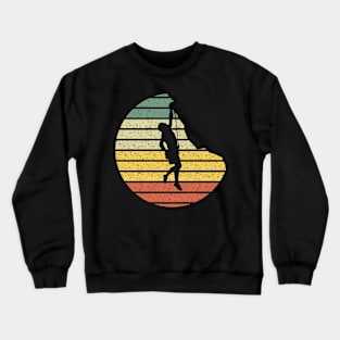 Climbing Silhouette vintage Crewneck Sweatshirt